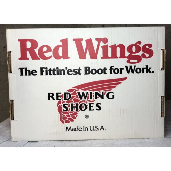 Red Wing 2247 Comfort Force Brown Steel Toe Boots Size 9 3E - With Original Box - Picture 11 of 12